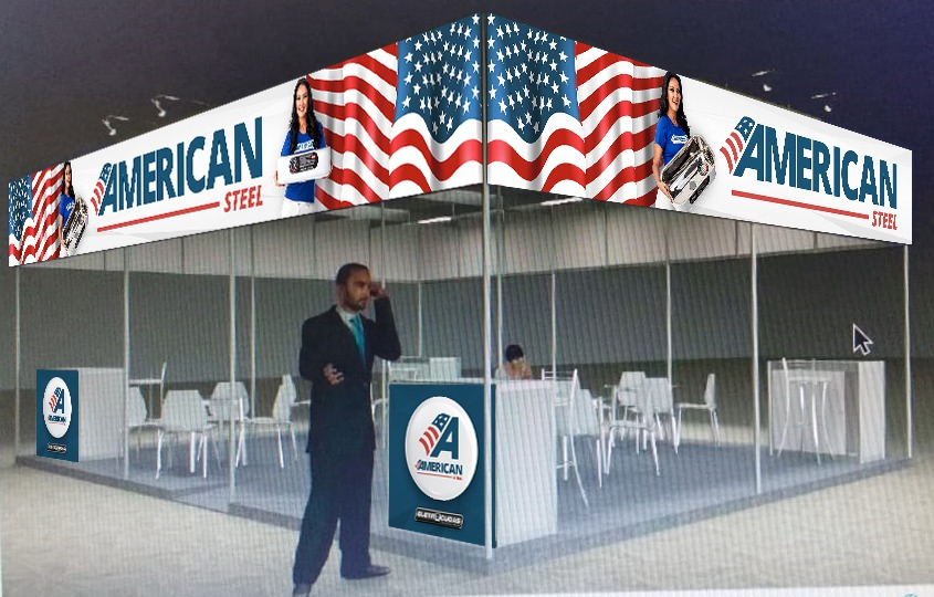 3D DO PROJETO AMERICAN STEEL